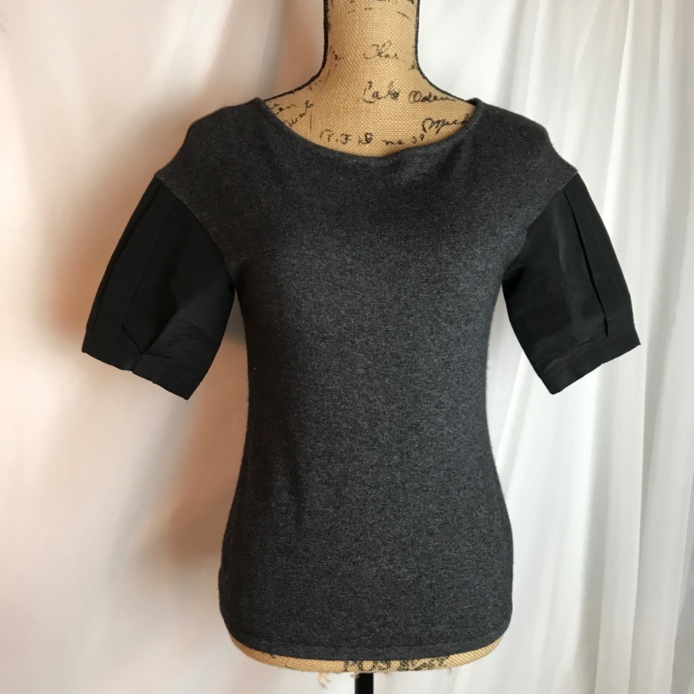 Philosophy Alberta Ferretti Black Short Sleeve Pullover Sweater Black Women’s 4